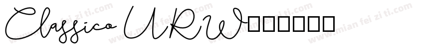 Classico URW字体转换